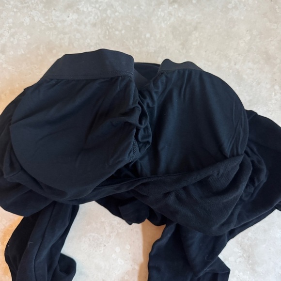 OGL Black Light Thermal Tencel Wool Sheer Shoulder Brami Top Womens Size L - Picture 8 of 12